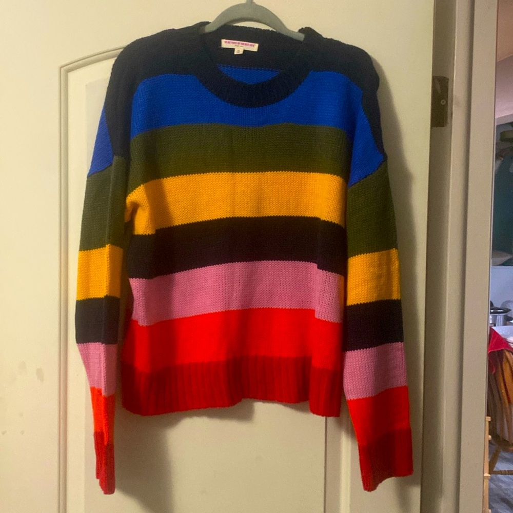 Young ladies Extra large stripped sweater